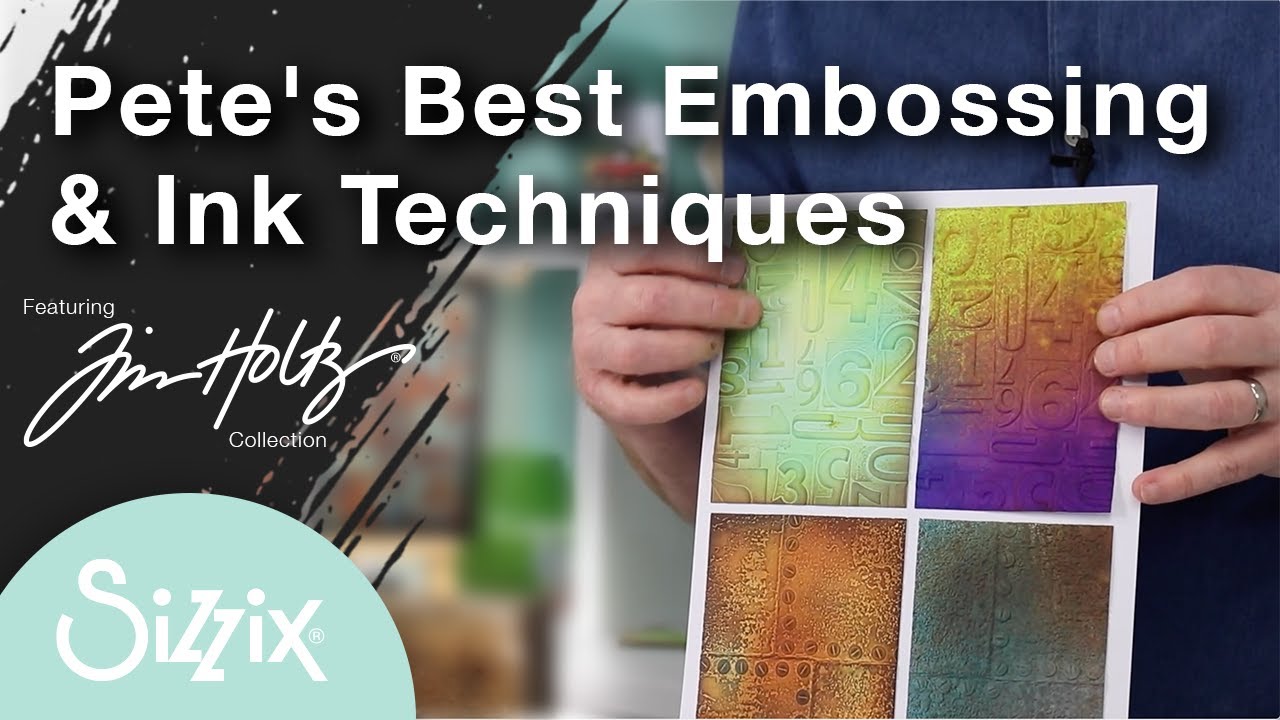 Crafting Tips For Your New Tim Holtz 3D Texture Fades Embossing Folders