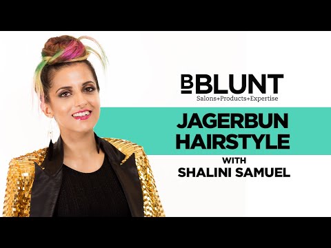 How To Style A Bun Like Blogger Shalini Samuel’s Jagerbun With Temporary Hair Colour