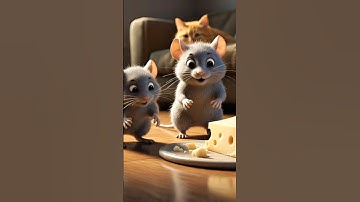 Lazy cat and clever mice | Tom and Jerry| #aishorts #ai #animals #animation#aivideo #originalcontent