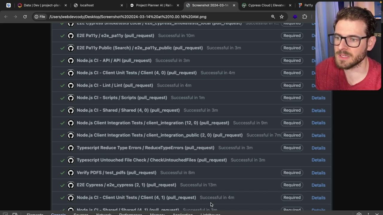 These are the code quality checks we do in our production system