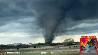 LIVE  Tracking Tornado Outbreak In Nebraska & Iowa