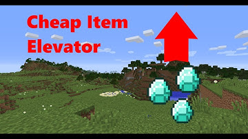 "Efficient item elevator" Minecraft redstone