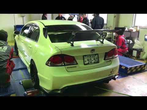 シビック タイプr Fd2 馬力測定 Youtube