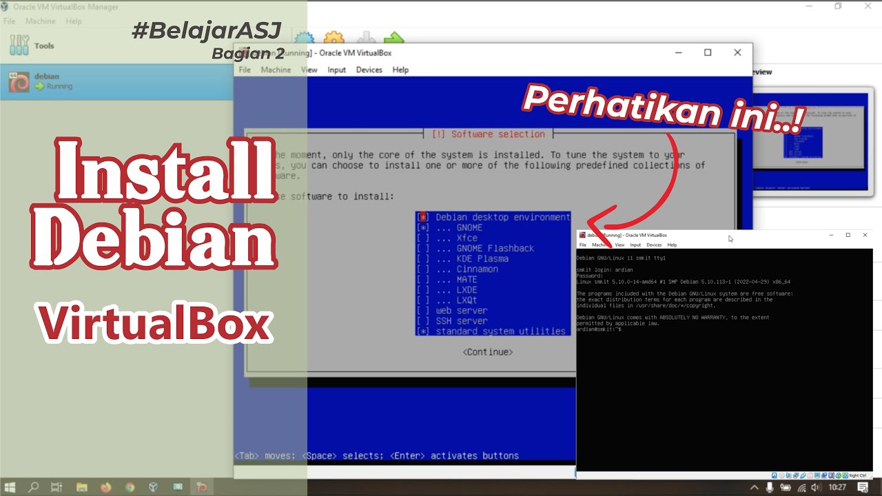 Cara Install Debian di VirtualBox: Simulasi Konfigurasi Server untuk ...