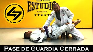 BJJ | 🔐 PASE de guardia CERRADA | Técnicas de Jiu Jitsu en español - Pases de guardia #1