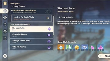 The Lost Relic/Genshin impact