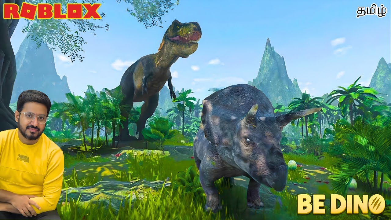 Roblox Be a Dino Fun Gameplay in Tamil | Earth Gamer