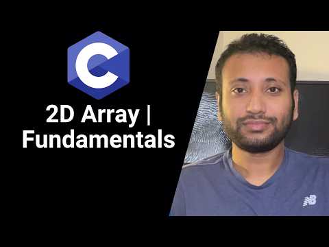 C programming Bangla Tutorial 5.207 : 2D Array Fundamentals