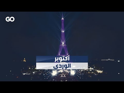 أكتوبر الوردي للتوعية بسرطان الثدي في باريس