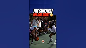 Hij liet hem bijna VALLEN.. 🤯 #1v1 #basketbal #shorts