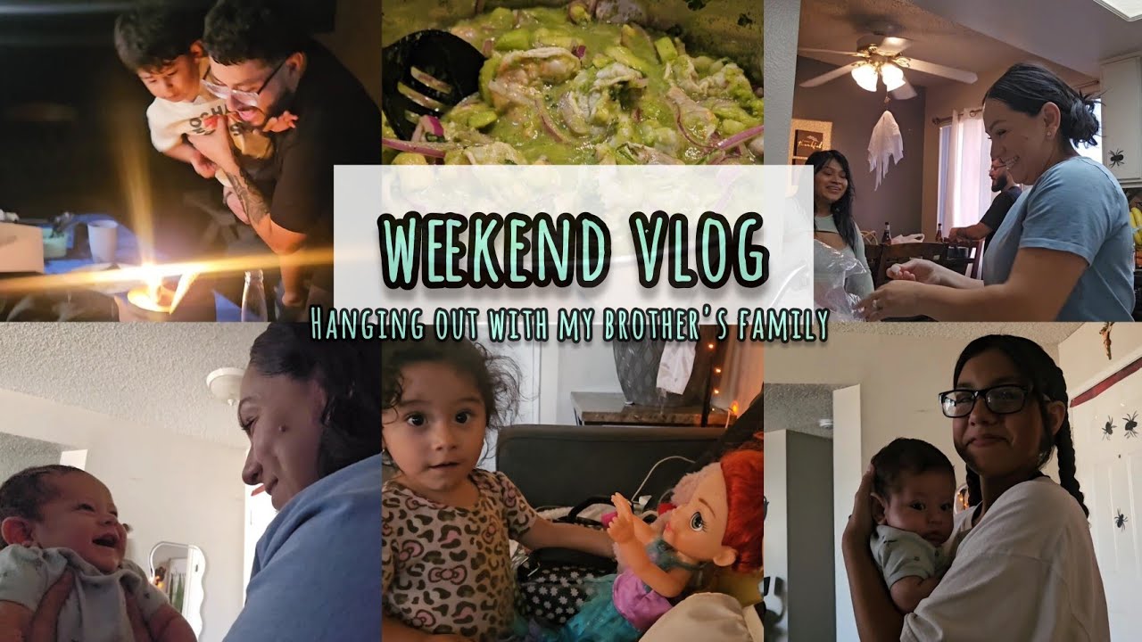 WEEKEND VLOG // Hanging Out W/ My Brother's Family - YouTube