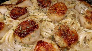 Scallop Pasta | Easy 25 Minute Meal