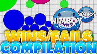 Agar.io ★ WIN / FAILS COMPILATION WITH FANS!!! ★ + TRICKSPLITS