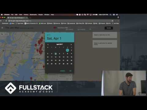 Stackathon Presentation: The Jam Map