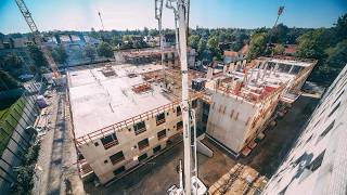 Healthcare Construction Timelapse | Building a Modern Care Facility [SIMPLE time lapse video]