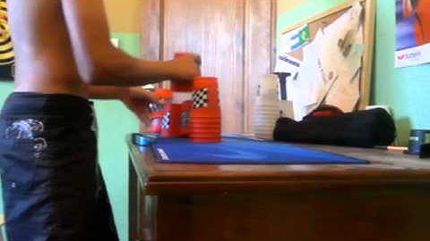 speed stacking 7.78 (first 7 on tape)!!!!!!!!!!