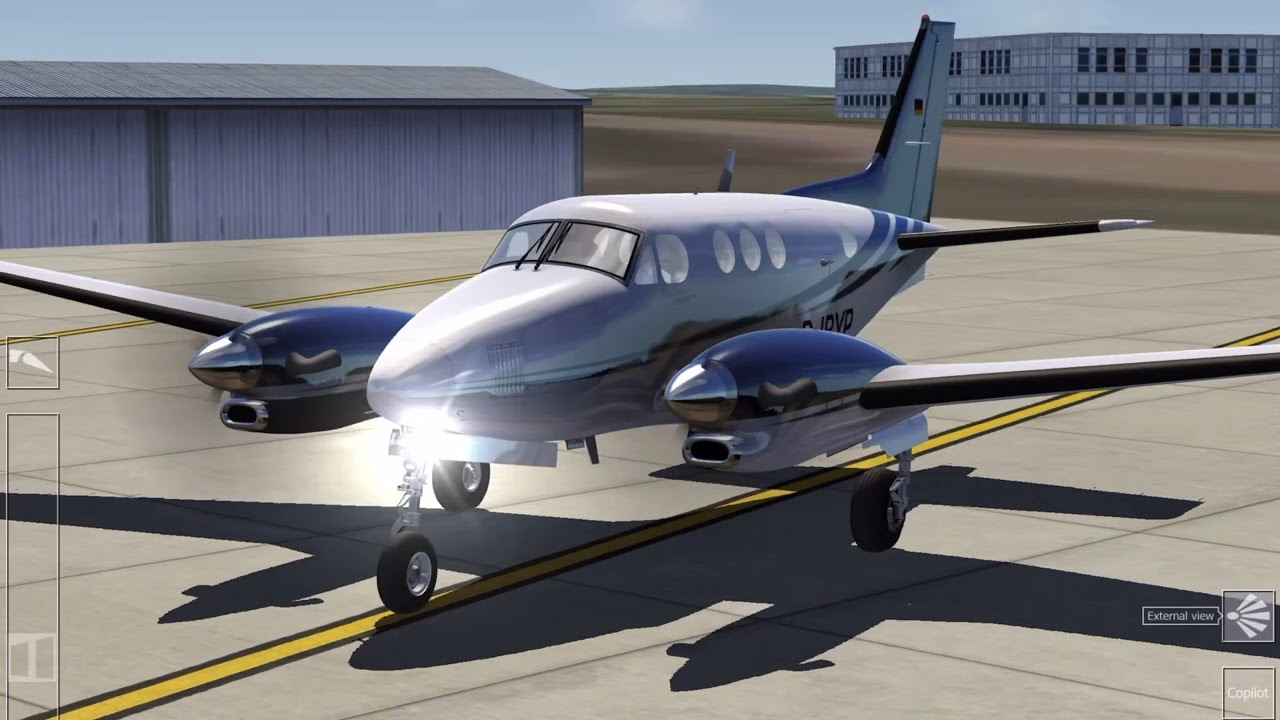 King Air C90 Cold and Dark Start up Aerofly 2023