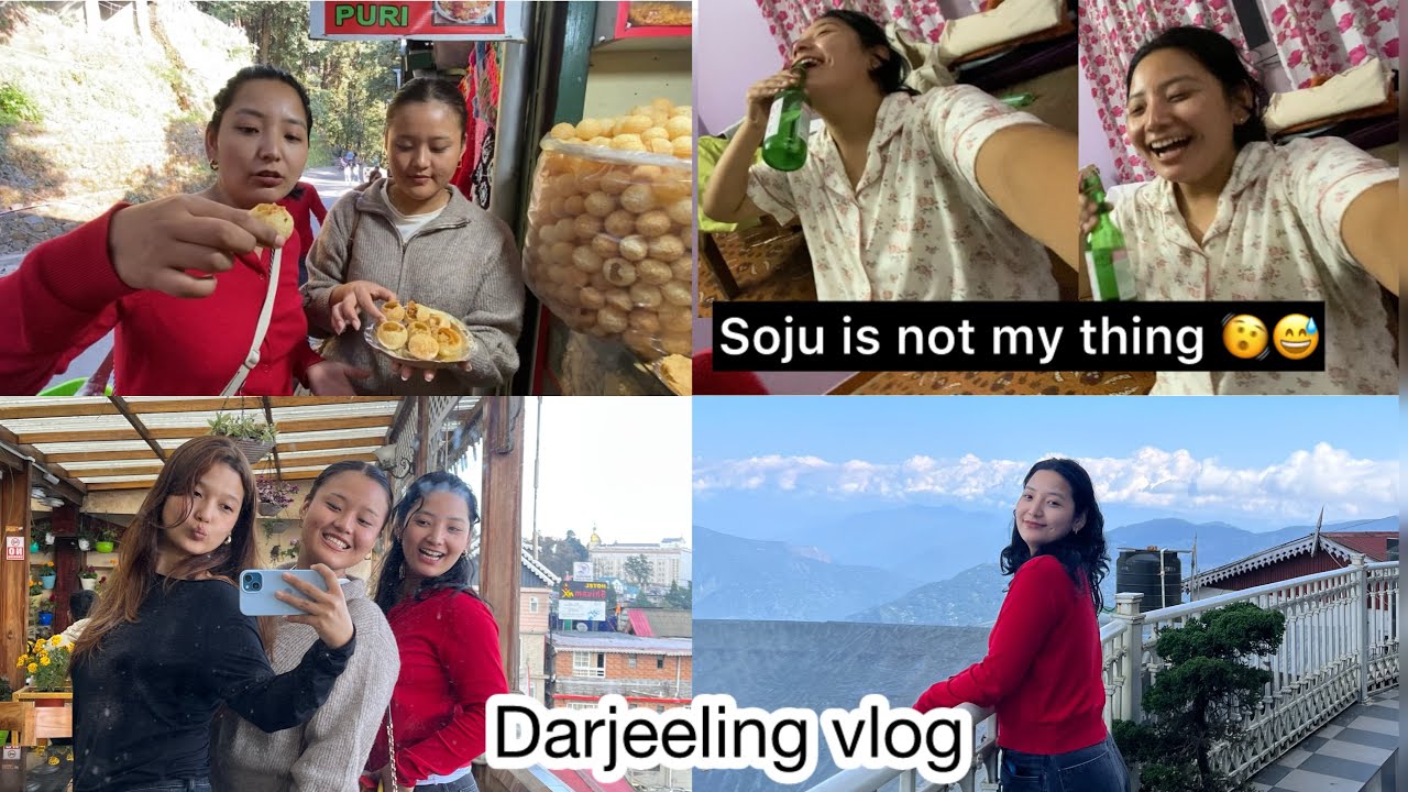 Much Needed Getaway: Explored Darjeeling with my girls💗|Cute cafe with good food🍵|Tibetan vlogger