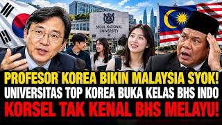 PROFESOR KOREA BIKIN MALAYSIA SYOK! UNIVERSITAS KOREA BUKA KELAS BHS INDO, TAK KENAL BHS MELAYU! screenshot 4