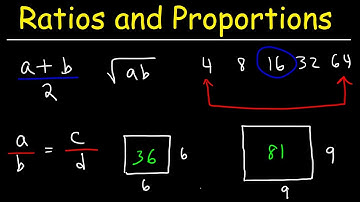 Ratios and Proportions, Arithmetic & Geometric Mean, Means Extremes Theorem - Geometry Problems