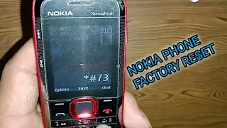 Nokia 5130 Factory Reset