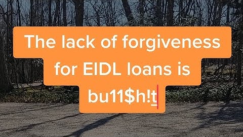 The lack of forgiveness for SBA EIDL loans is BS. #sba #eidl #eidlloan #eidlloanupdate #eidlupdate