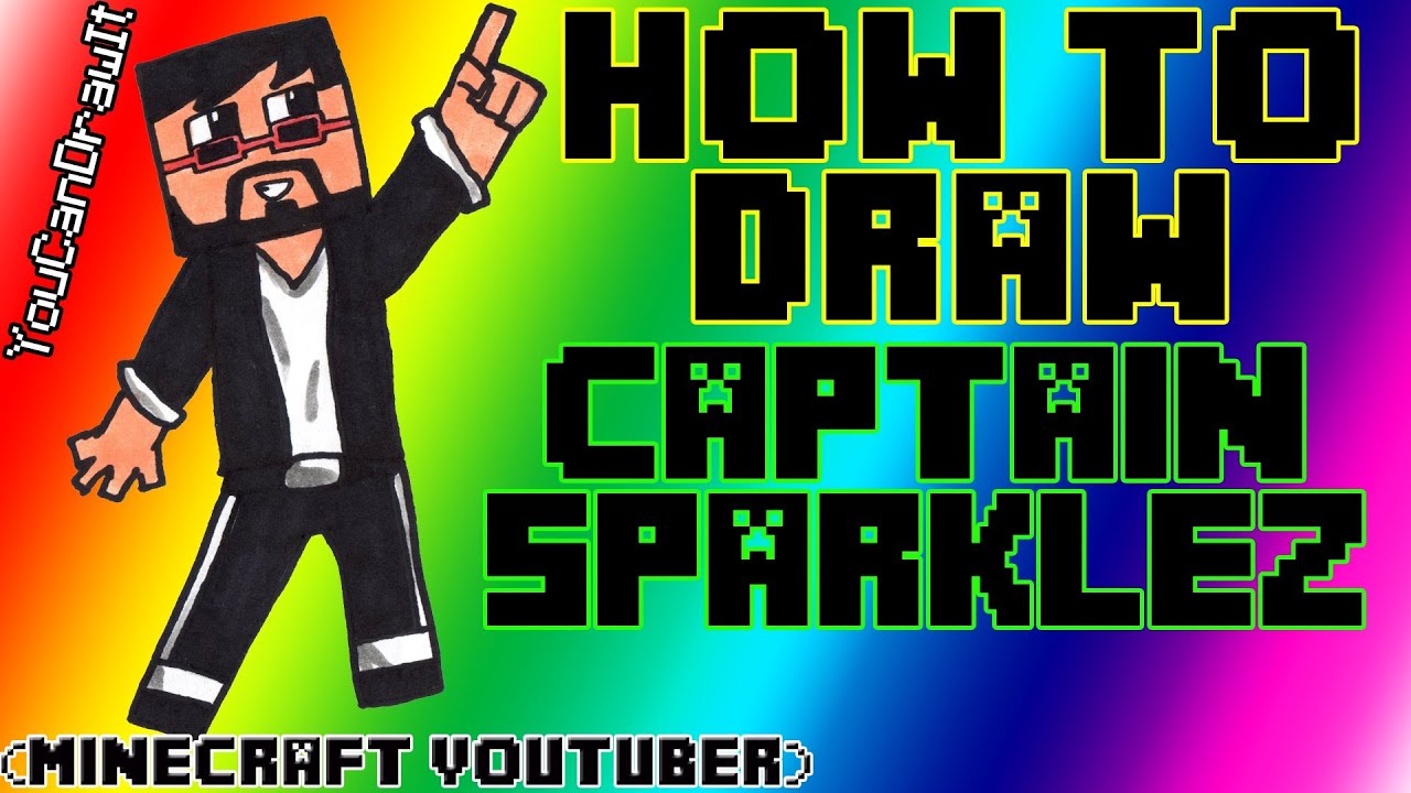 How To Draw CaptainSparklez Minecraft Youtubers YouCanDrawIt ツ 1080p HD
