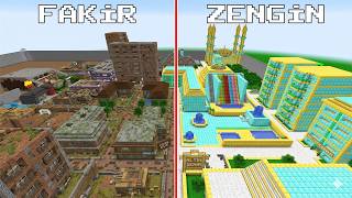 Zengi̇n Şehi̇r Vs Faki̇r Şehi̇r - Minecraft Parodileri
