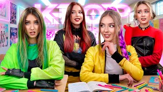 Fomos  Escola Das Guerreiras Do Kpop dolos Do Pop Rica Vs Pobre