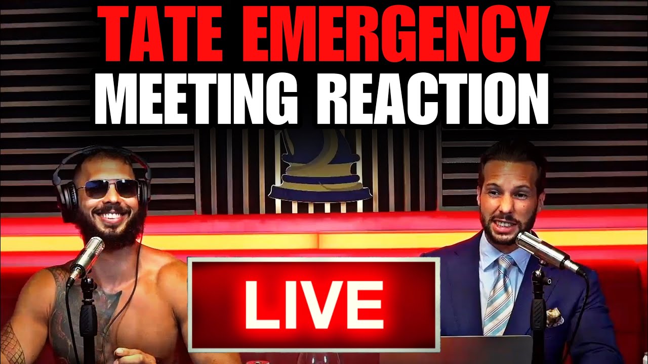 ANDREW TATE FIRST EMERGENCY MEETING SINCE RELEASE (live reaction) YouTube