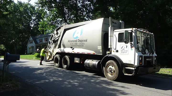 Advanced Disposal- Mack MR McNeilus Rear Load Trash Truck