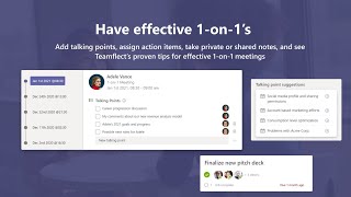 Teamflect Microsoft Teams Demo Training - Collaborative Meeting Agendas Goals And Reviews 2023