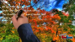 Acrostic Poem Autumn