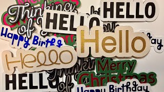 Stop Using Flat Text! Easy 3-Layer Sentiments in Cricut Design Space