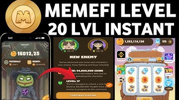 Memefi Increase Your Level Memefi Mining Level Insatant In 5 Min  Lvl Up From 3 LVL to 13 LVL
