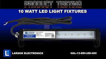 10 Watt LED Light Fixtures for Hazardous Location Illumination - 20ft Cord - Low Voltage - C1D2