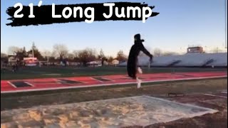 21 Foot Long Jump 5 Step Approach