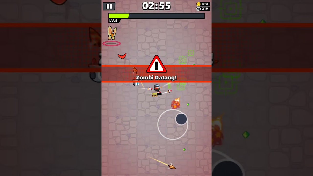 Kita hajar para zombie dan kupu kupu nakal 