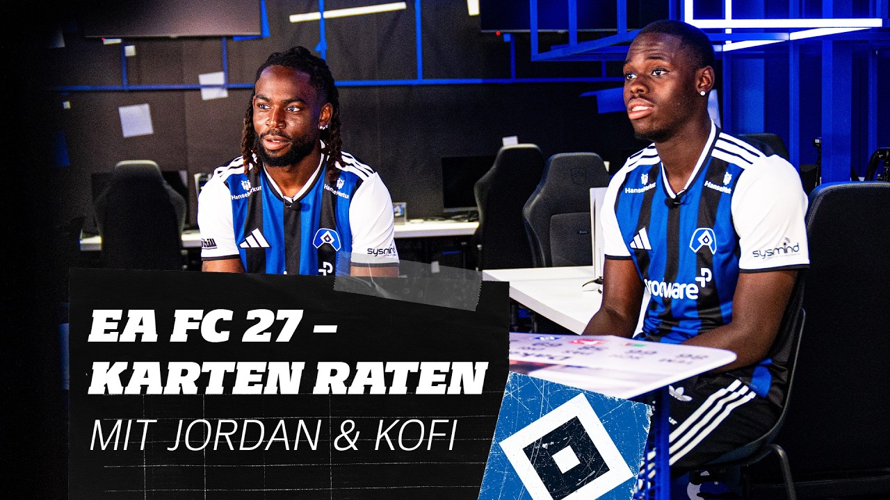 JORDAN & KOFI ERRATEN HSV-KARTEN | EAFC-Rating Folge 1 | HSV eSports