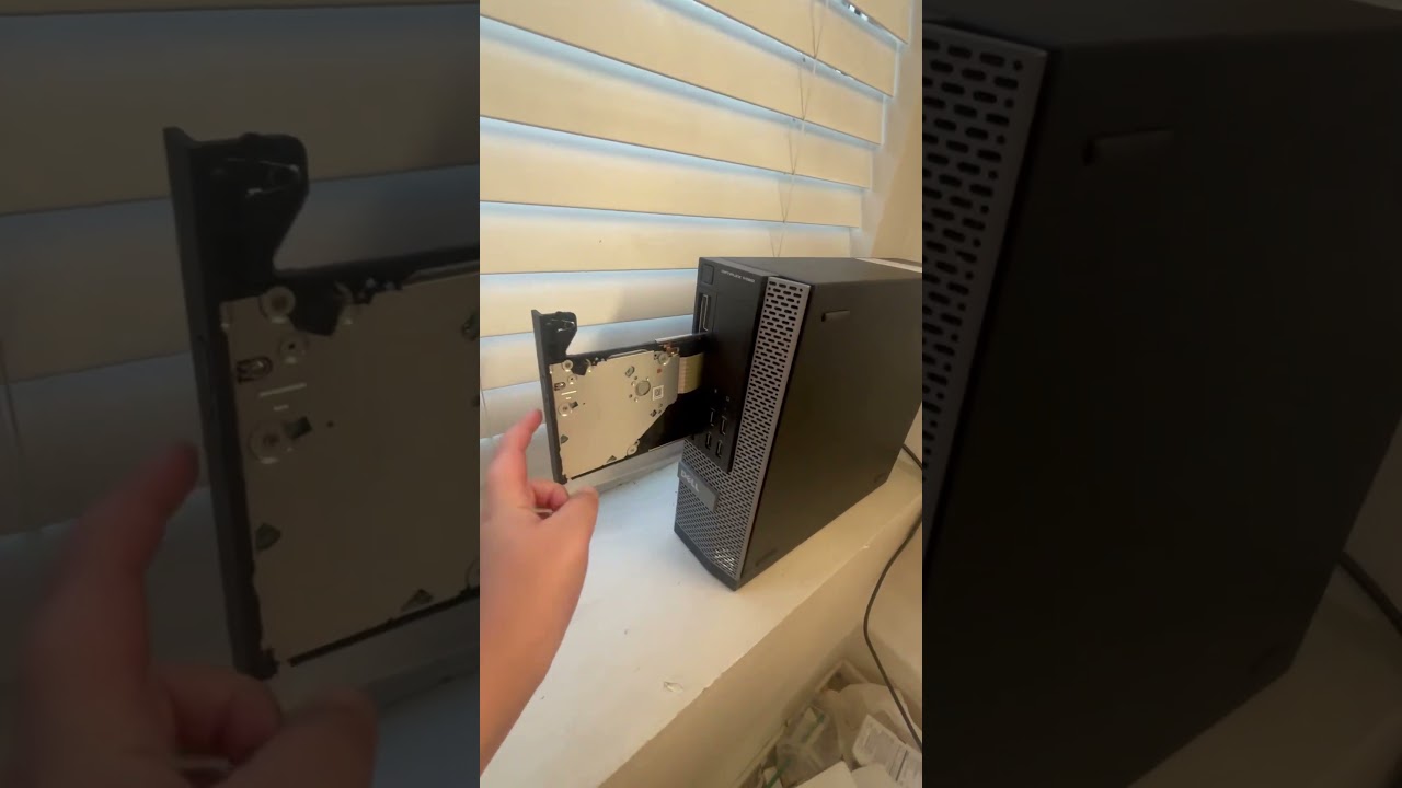 Dell OptiPlex 9020 DVD player open and close