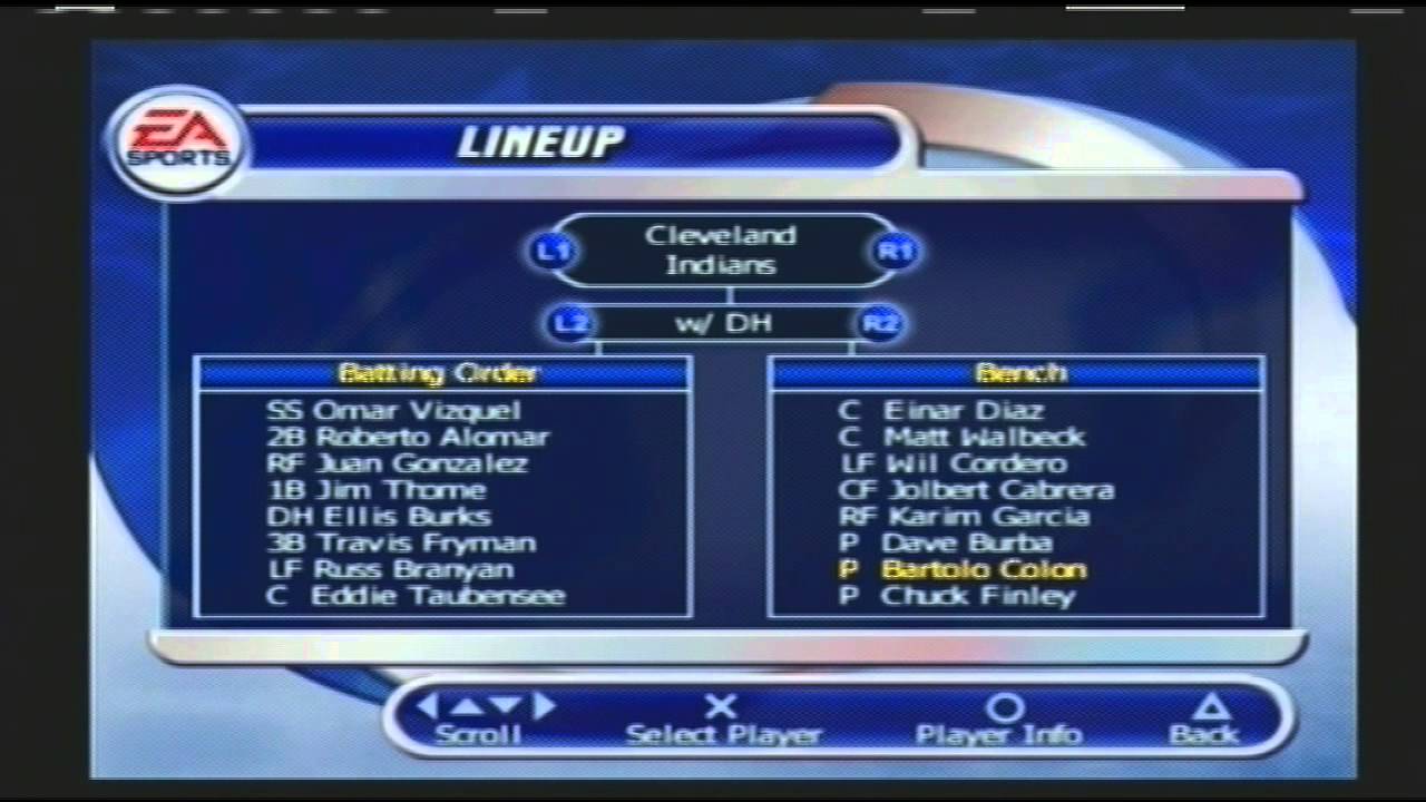 2001 cleveland indian roster