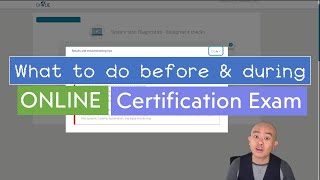 What to do before & during an online certification exam | Tips from Pearson OnVue screenshot 4