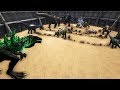 Godzillark vs All Creatures in ARK || Cantex