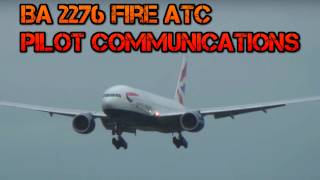 British Airways Las Vegas Fire Emergency  BA2276 ATC Pilot Audio