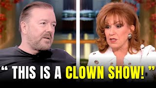 &quot;Say That Again” — Ricky Gervais WALKS OFF The View DESTROYING Joy Behar on Live TV