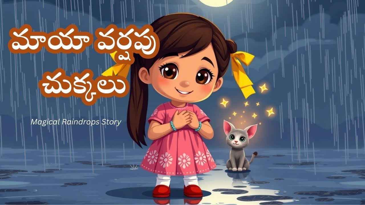 మాయా వర్షపు చుక్కలు | Magic Raindrops | Telugu kids story | Ai Animation | Telugu Tales