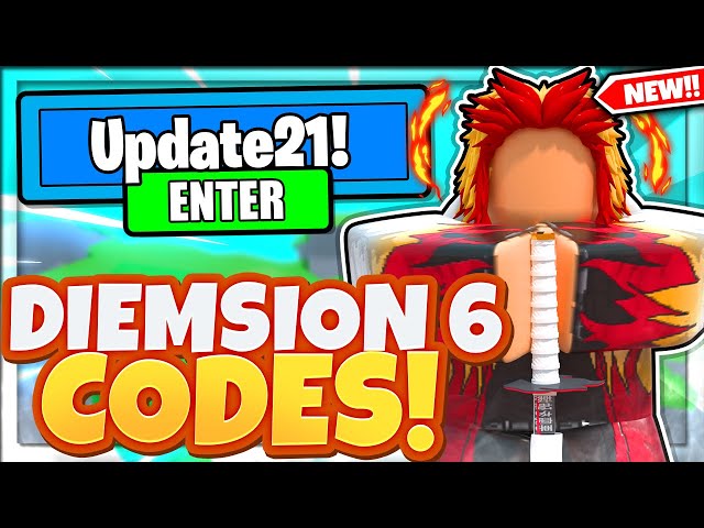 21 NEW SECRET *DIMENSION 6* UPDATE CODES In Roblox