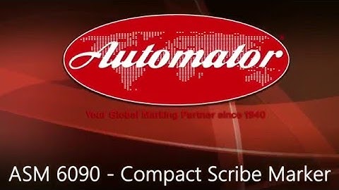 Automator ASM6090 - Compact Scribe Marking Machine