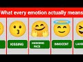 What every emotion actually means | Whatsapp Emoji Meanings 😂😘😀