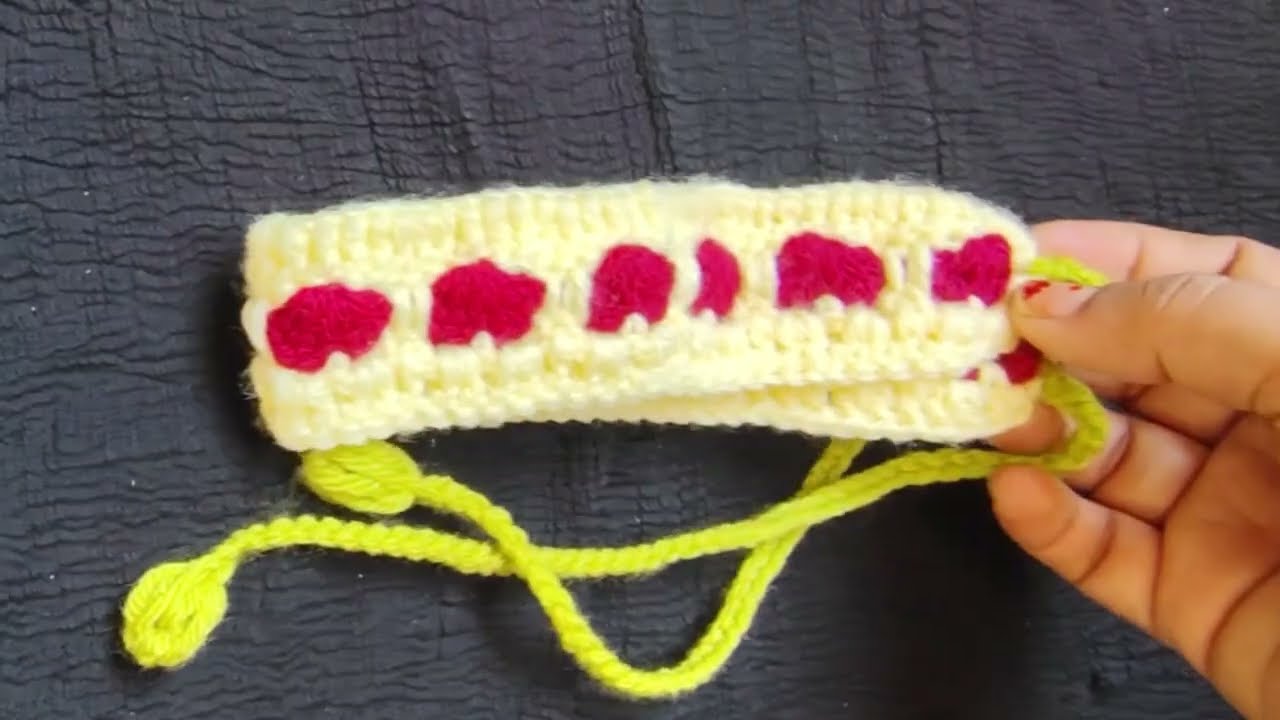 Crochet Heart Hair Band Tutorial | आसान और सुंदर हार्ट हेयरबैंड बनाना सीखें ❤️